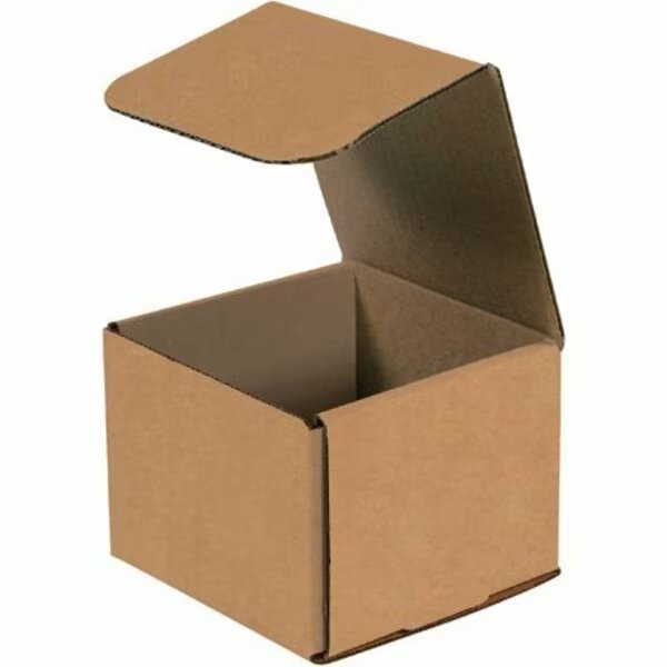 5 x 5 x 4'' Kraft Corrugated Mailers, 50PK, Bsc Preferred, Mfr#: S-16614
